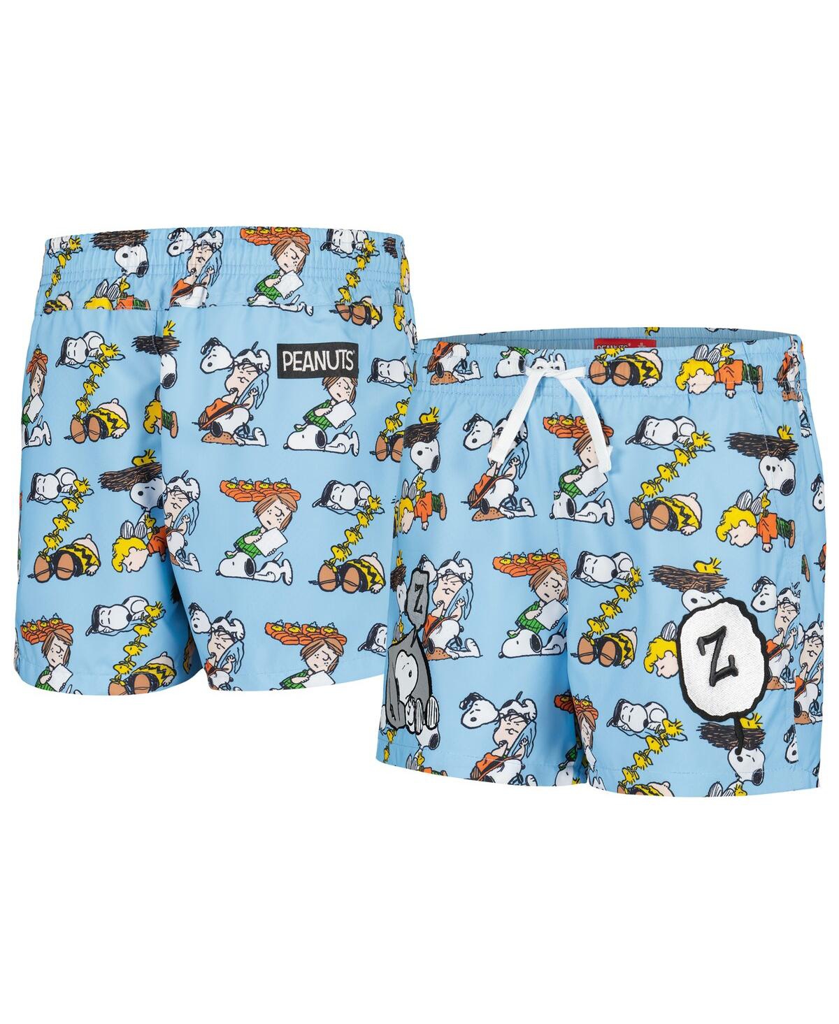 Shop Freeze Max Big Boys  Blue Peanuts Snoopy Sleep Shorts