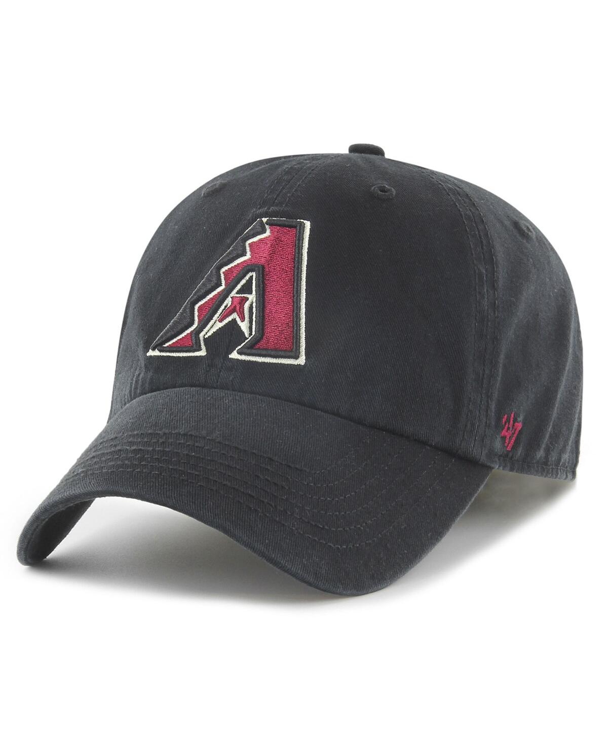 47 Brand Men's ' Black Arizona Diamondbacks Franchise Logo Fitted Hat
