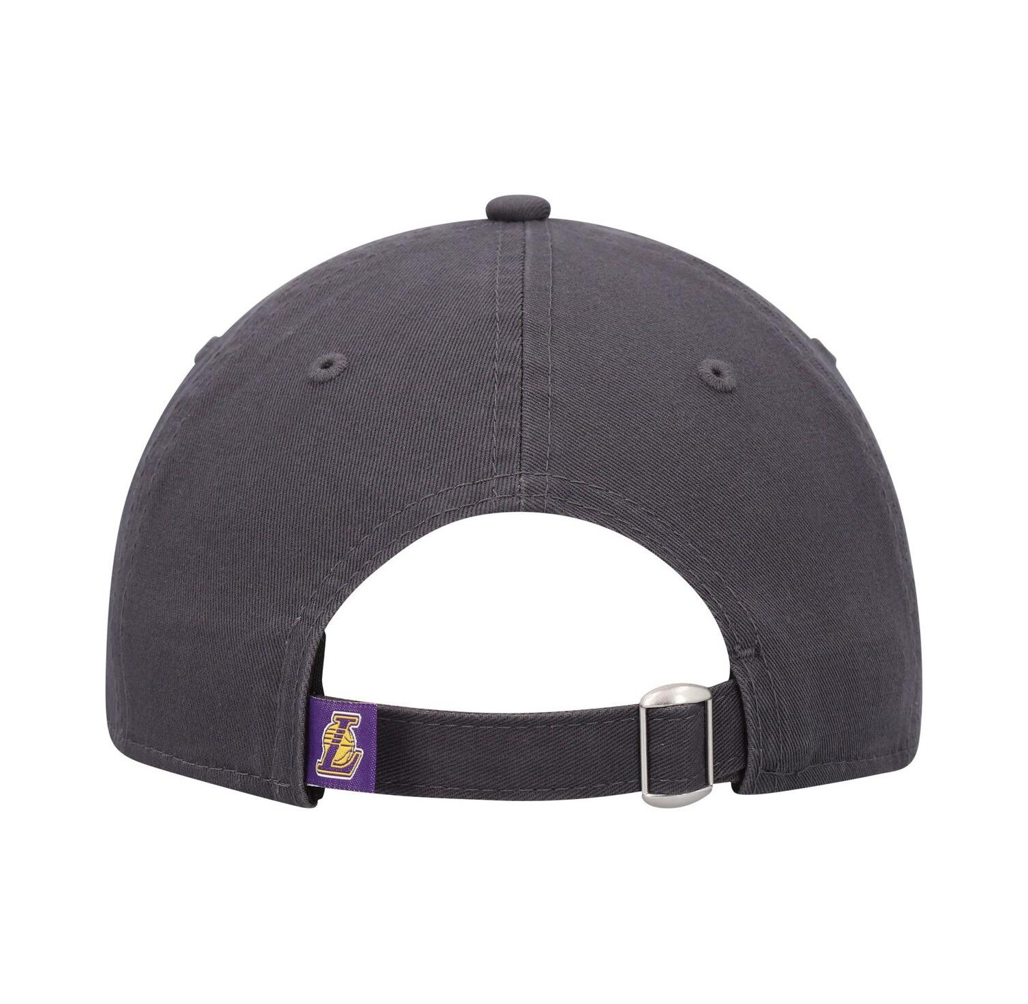 Men's Charcoal Los Angeles Lakers Team 2.0 9TWENTY Adjustable Hat