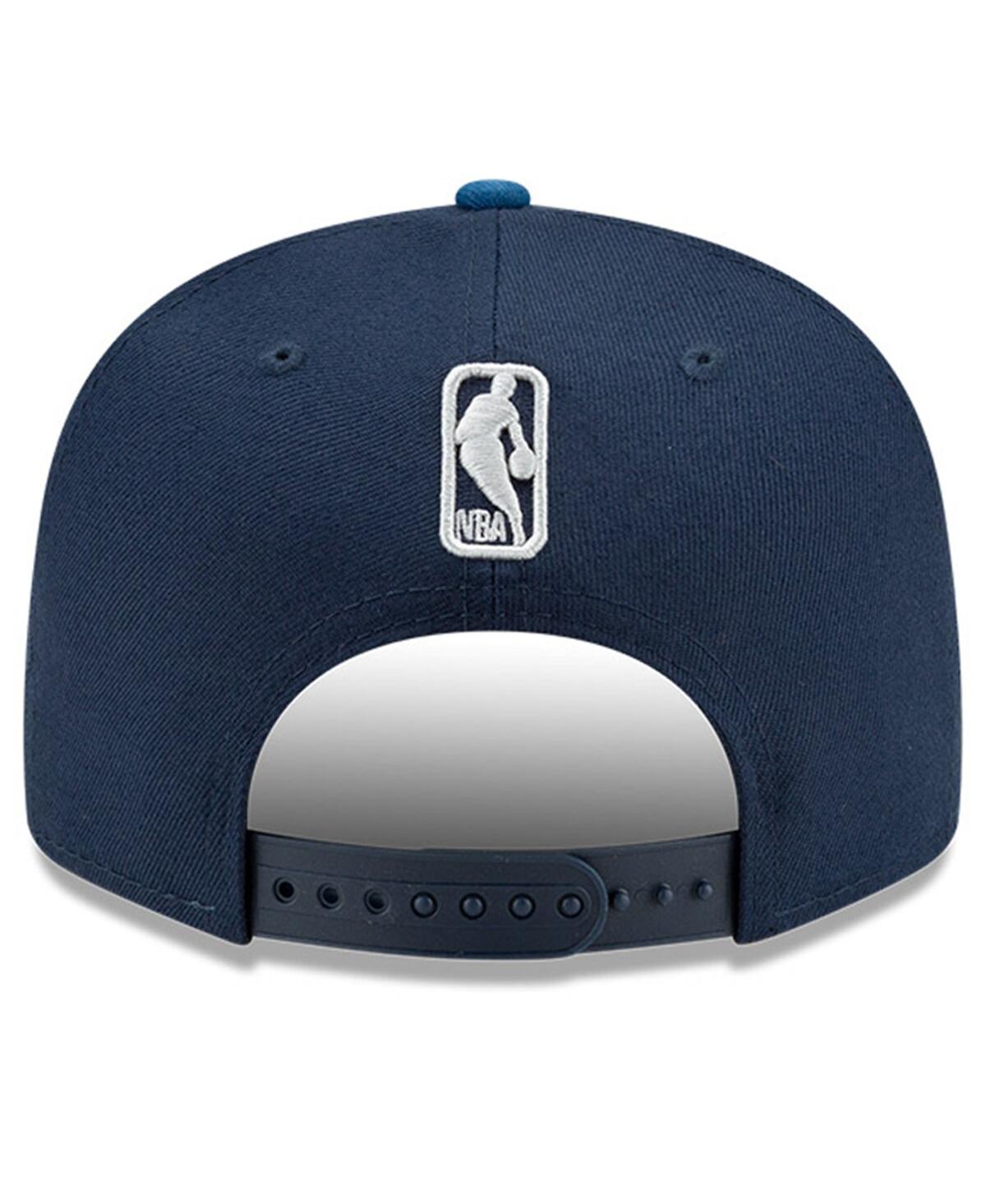 New Era Men's  Black, Gray Minnesota Timberwolves 2-tone 9fifty Adjustable Snapback Hat In Black,gray