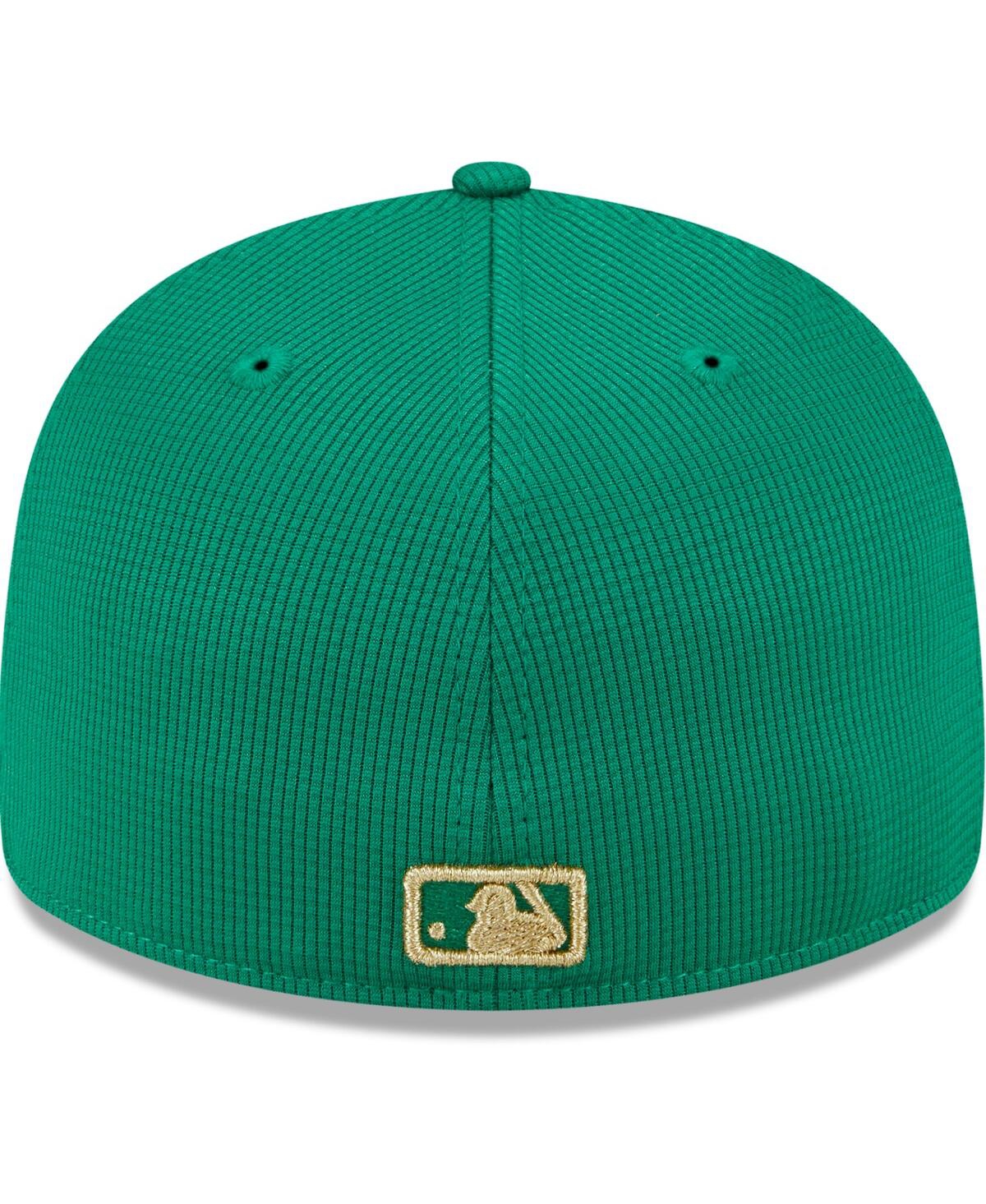 Shop New Era Men's  White, Green New York Mets 2024 St. Patrick's Day Low Profile 59fifty Fitted Hat In White,green