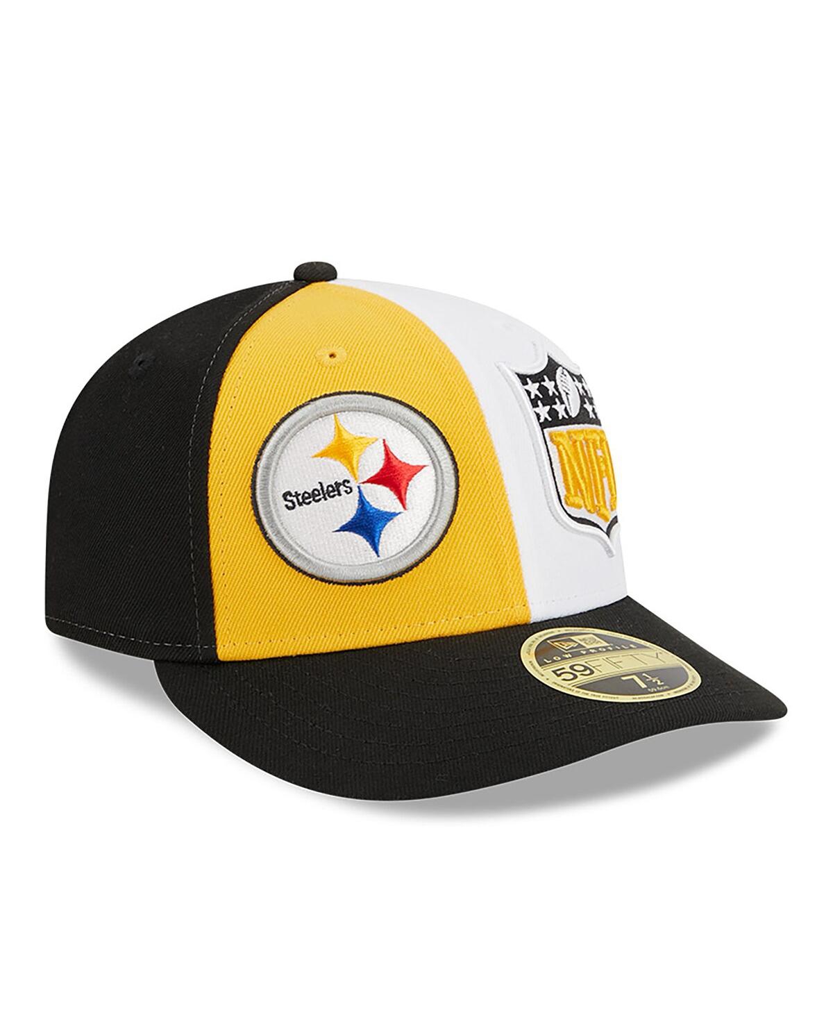 Men's New Era Black Pittsburgh Steelers 2023 Sideline Low Profile 59FIFTY Fitted Hat - Black