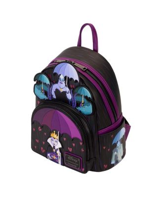 disney villains curse your hearts mini backpack Exclusive Stained Glass Glow colored hardware Applique Loungefly Disney Villains Evil Queen