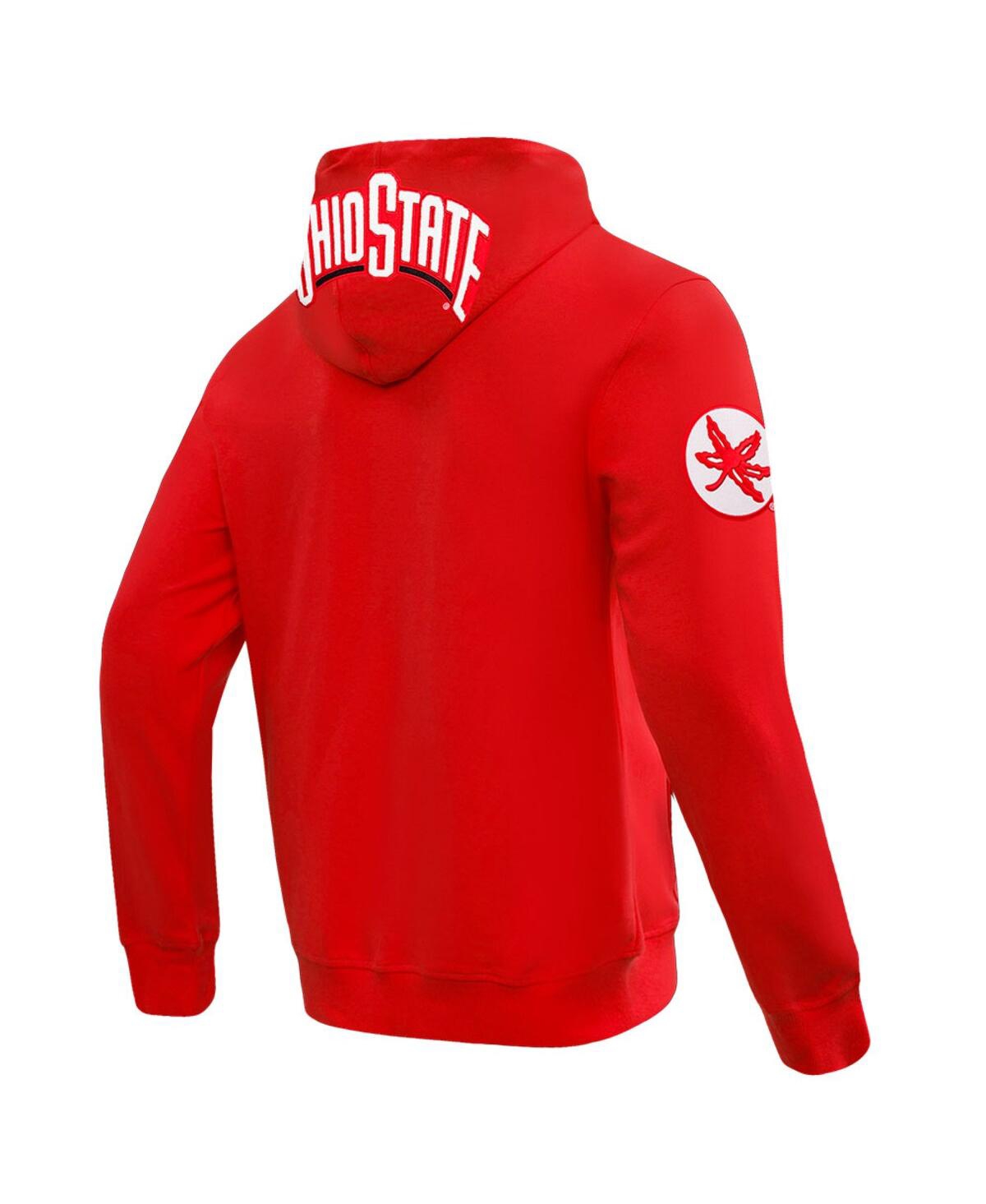 Men's Pro StandardOhio State Buckeyes Classic Full-Zip Hoodie - Scarlet