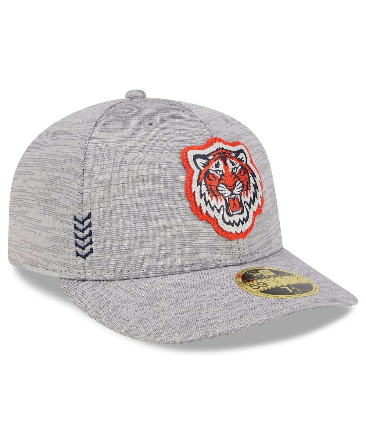 Shop New Era Men's  Gray Detroit Tigers 2024 Clubhouse Low Profile 59fifty Fitted Hat