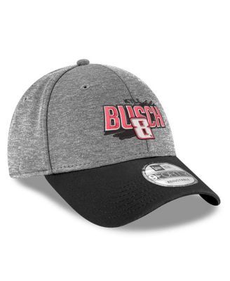 Men's Gray, Black Kyle Busch 9FORTY Splash Adjustable Hat