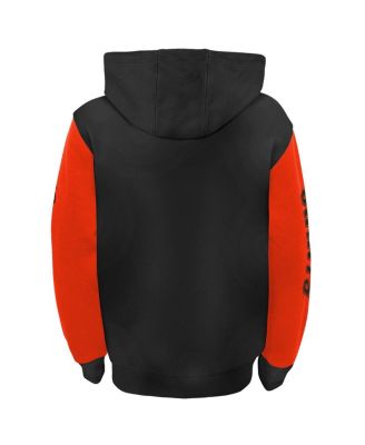Big Boys Black, Orange San Francisco Giants Postcard Full-Zip Hoodie Jacket