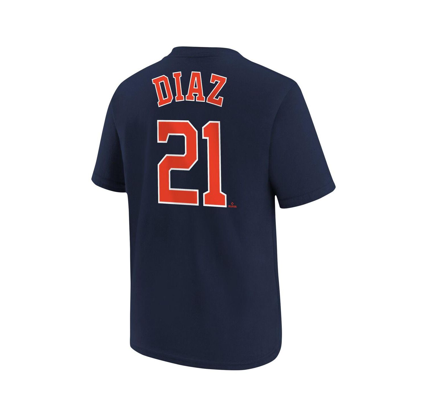 Big Boys Yainer Diaz Navy Houston Astros Name and Number T-shirt