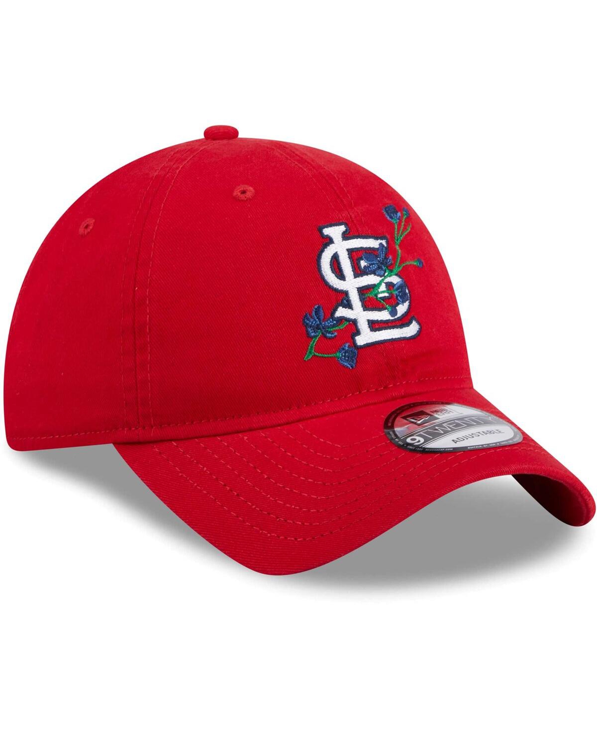 Shop New Era Women's  Red St. Louis Cardinals Game Day Bloom Branch 9twenty Adjustable Hat