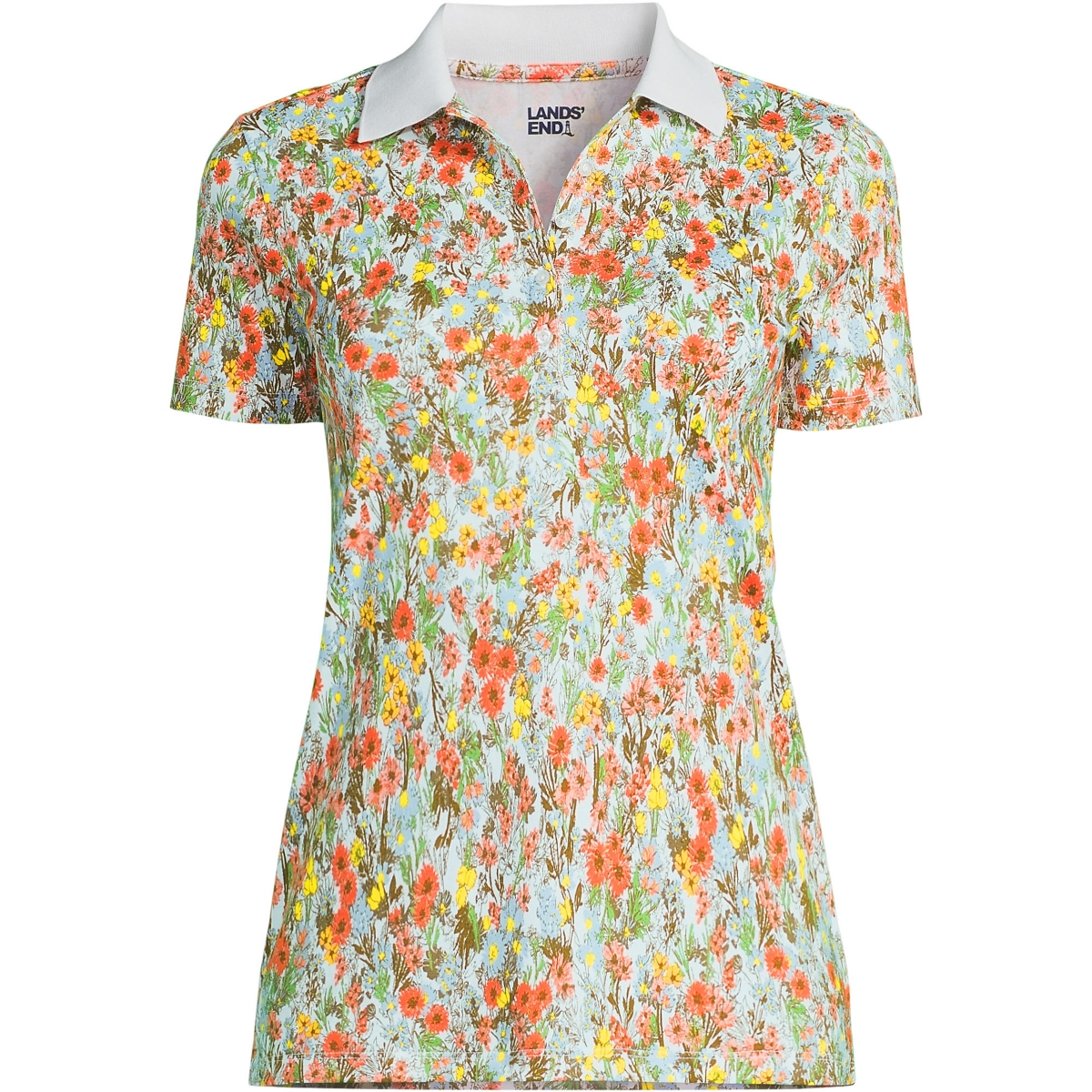 Lands' End Plus Size Supima Cotton Polo Shirt