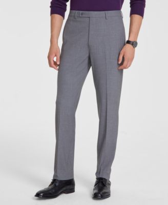 Men's Slim-Fit Solid Dress Pants