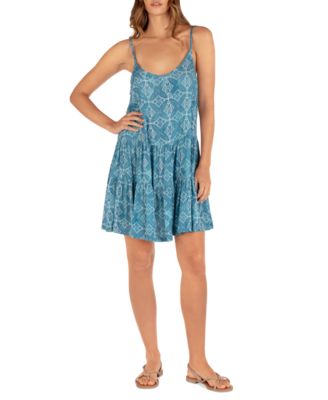 Hurley - Juniors' Tribal Geo Tiered Mini Dress