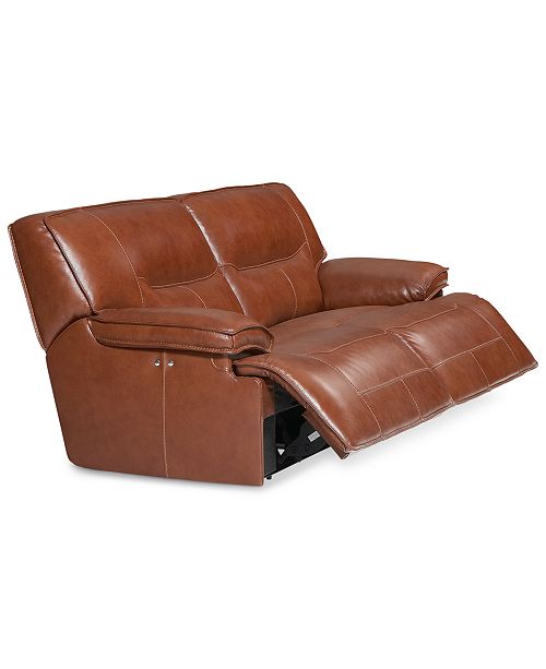 Furniture CLOSEOUT! Beckett 88" 2pc Leather Sectional Sofa with 2