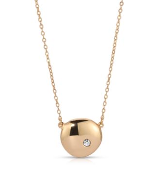 Polished Pebble Pendant Necklace