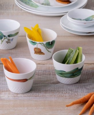 Kyoka Shunsai Set of 6 Japanese Cups, 3.5", 7 oz.
