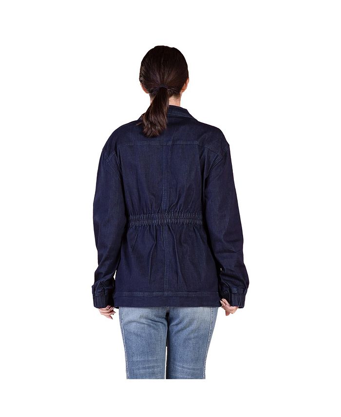Standards & Practices Women's Utility Anorak Denim Jacket Macy's