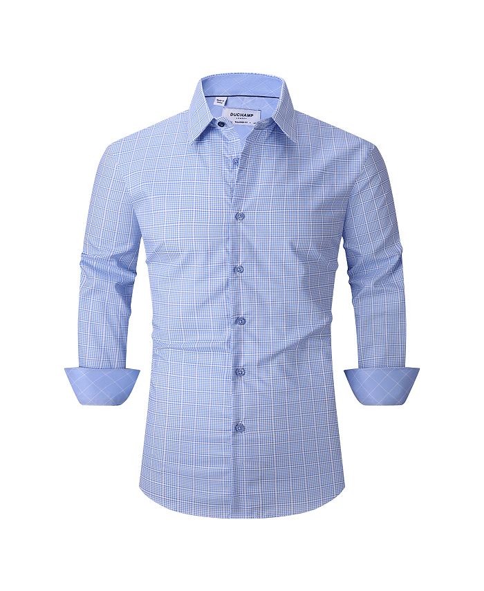 Duchamp London Men's Checked Dress Shirt Macy's