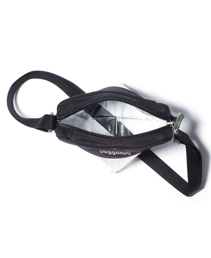 Baggallini Clear Stadium Explorer Crossbody In Midnight Blossom