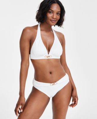★katie★マイケルコース MICHAEL Michael Kors Women's Halter Bikini Top & Belted Bikini