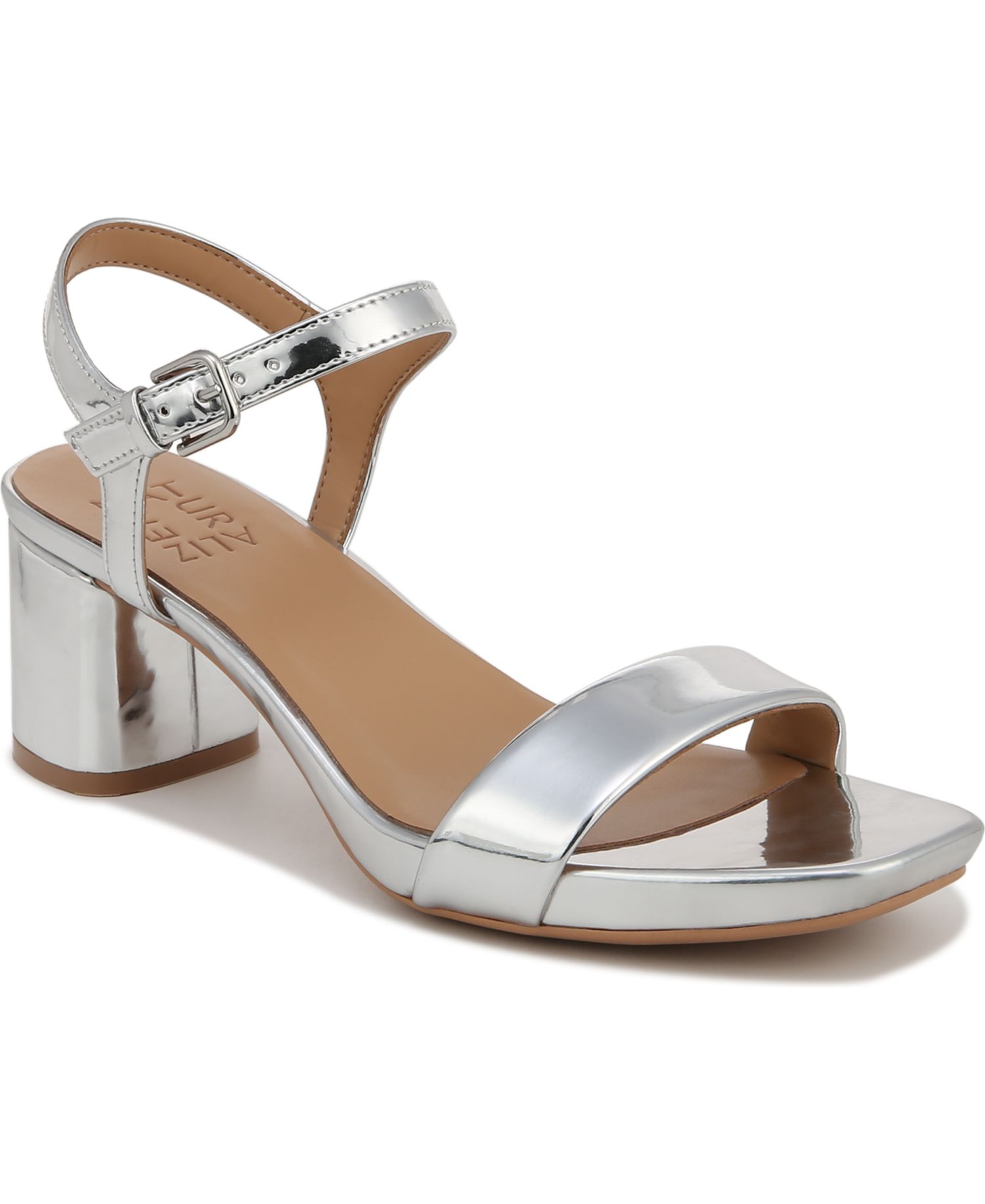 Izzy Ankle Strap Low-Heel Dress Sandals