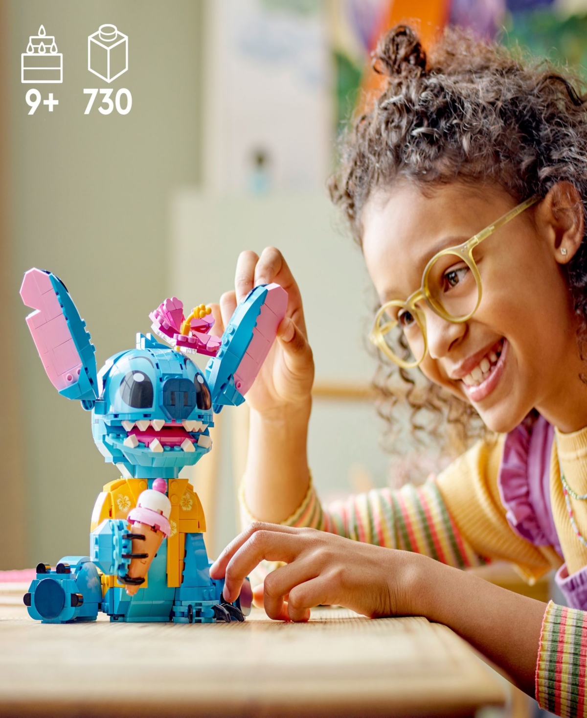 Lego Disney Classic Stitch 43249 Toy Building Set, 730 Pieces In Multicolor