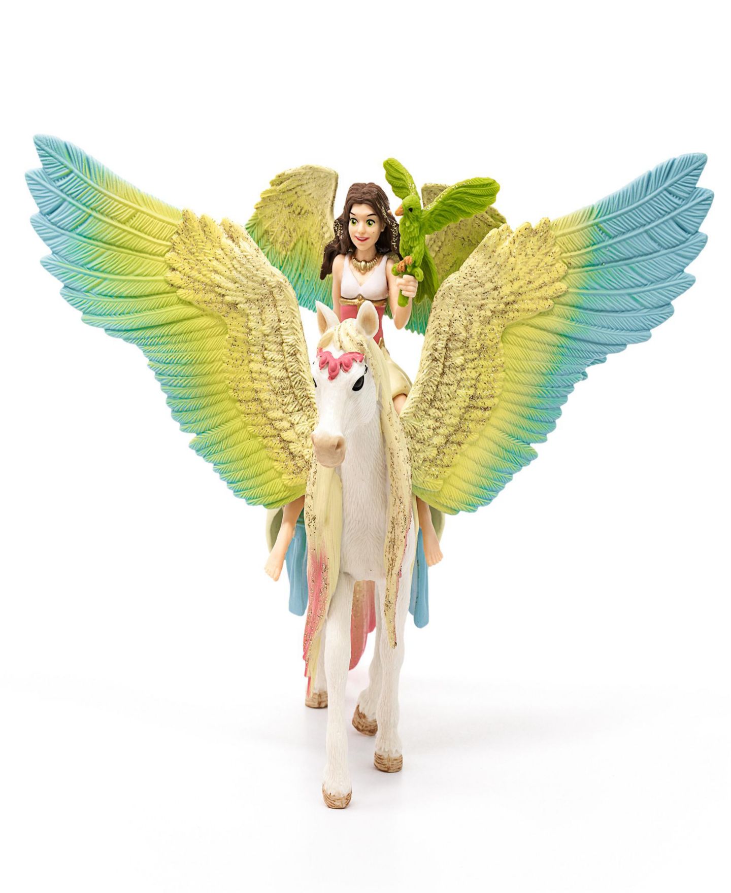 Детские фигурки Schleich Bayala Fairy Surah with Glitter Pegasus 3-Piece Playset, Ages 5+ — фото 4