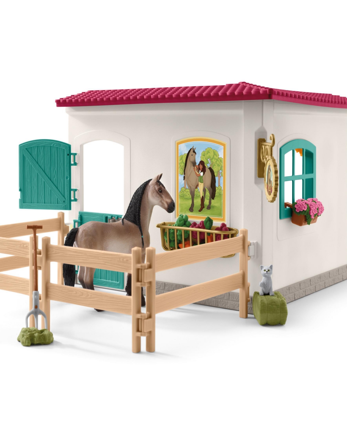 Shop Schleich Horse Club Tack Room Extension Playset In Multi