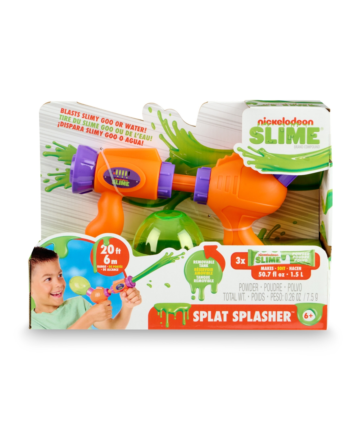 Nerf Nickelodeon Slime Brand Compound Splat Splasher In Multicolor