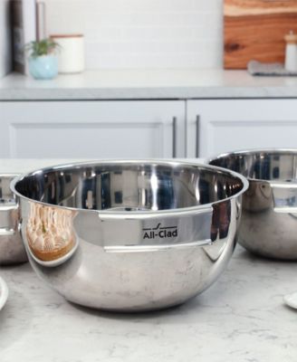 Stainless Steel 3 Piece Mixing Bowl Set