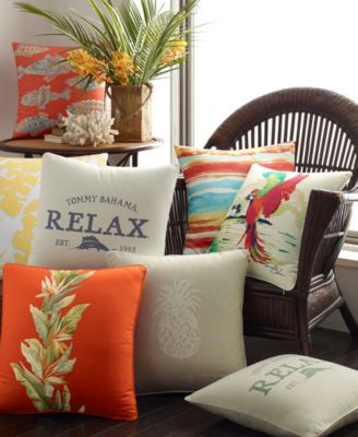 Birds Of Paradise Cotton Canvas Decorative Pillow, 20&amp;quot; x 20&amp;quot;