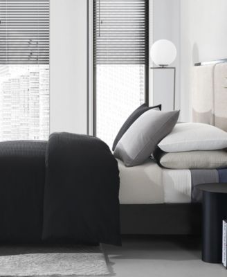 Waffle Pique Cotton 3 Piece Duvet Cover Set, King