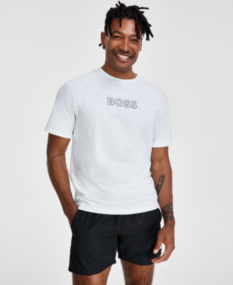 Мужские BOSS by Hugo Boss BOSS Sun Protection Logo T-Shirt