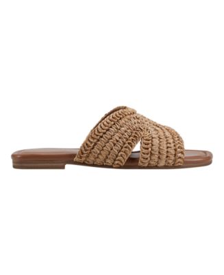 Women's Narda Square Toe Flat Sandals