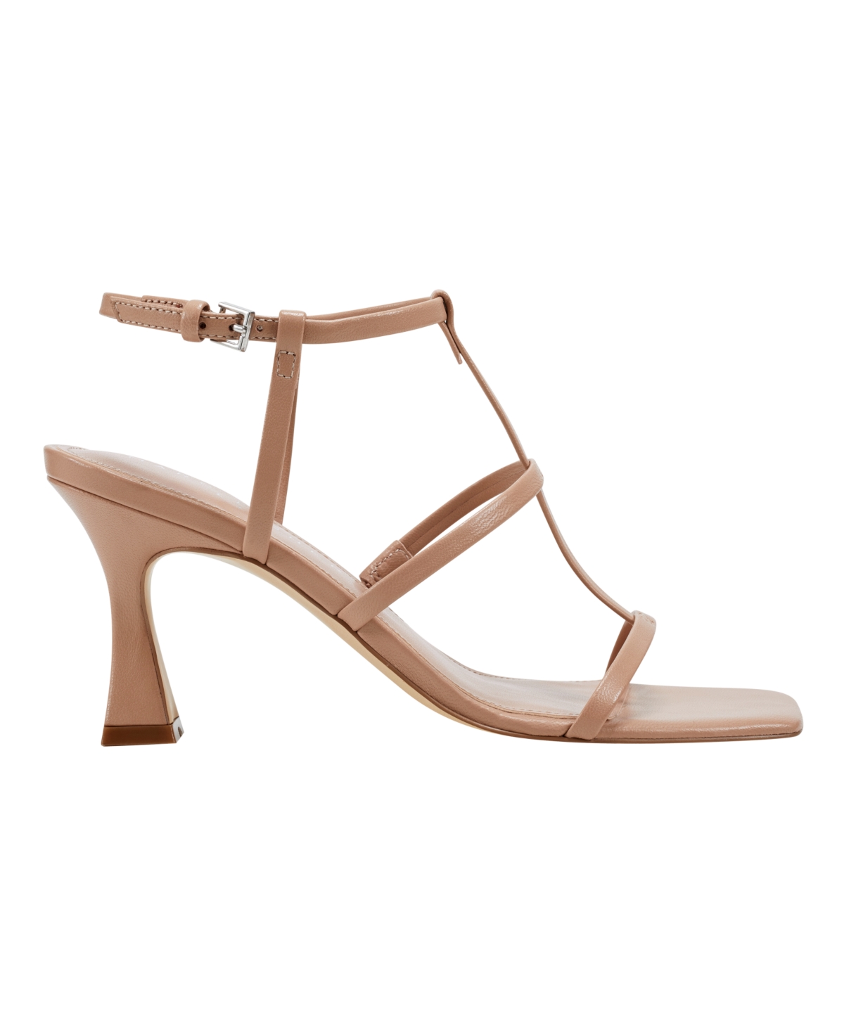 Marc Fisher Ltd Mldennie Womens Strappy Manmade Ankle Strap In Neutral