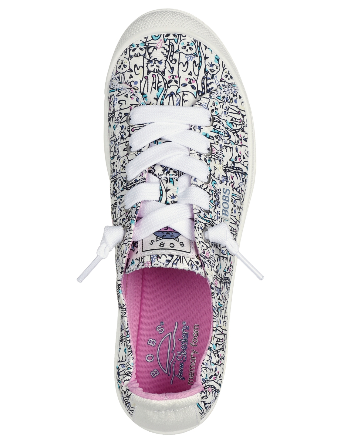Skechers Women's Bobs Beyond - Kitty Cats Casual Sneakers from Finish Line - White