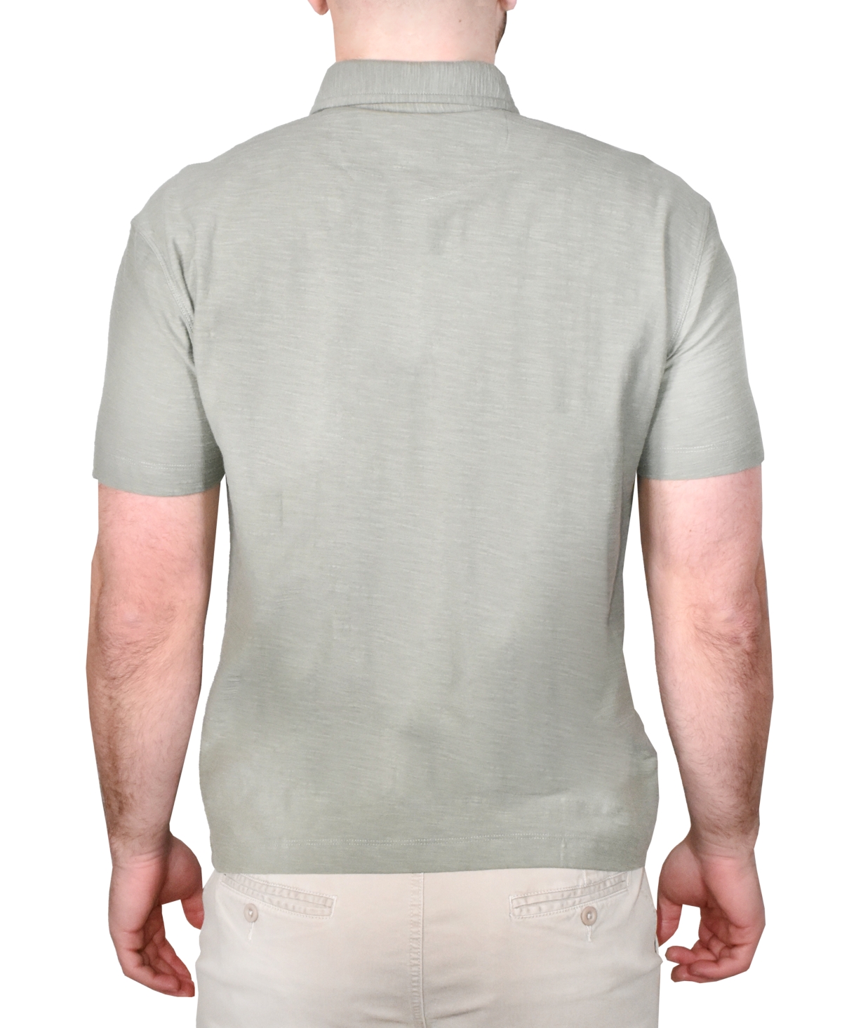 Vintage 1946 Men's Garment-Dyed Slub Knit Polo