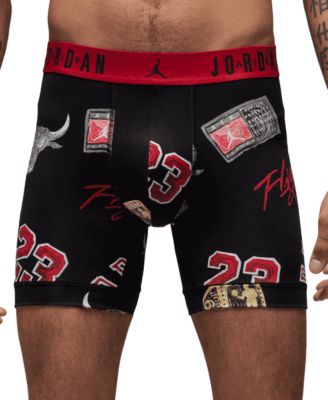 Men's 2-Pack MJ Essentials Poly Dri-FIT Printed Boxer Briefs