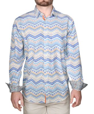 Vintage 1946 - Men's Printed Long-Sleeve Woven Shirt