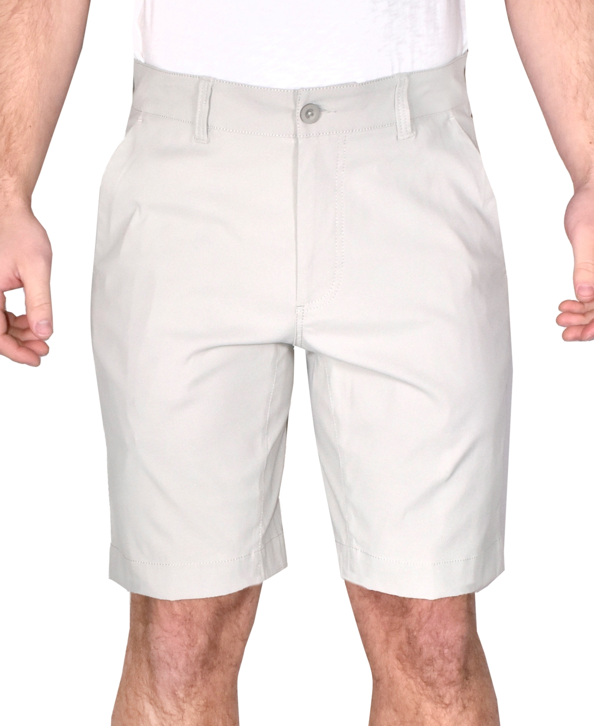 Shop Vintage 1946 Men's Modern-fit Stretch Hybrid Performance 9" Shorts In Stone