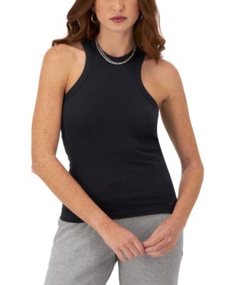 Champion - Women's High-Neck Ribbed Tank