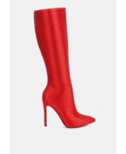 Macys 2025 red booties