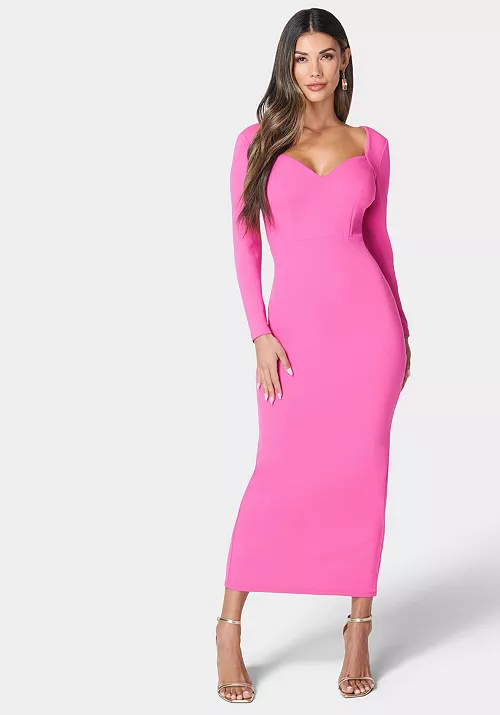 women's open back ankle dress