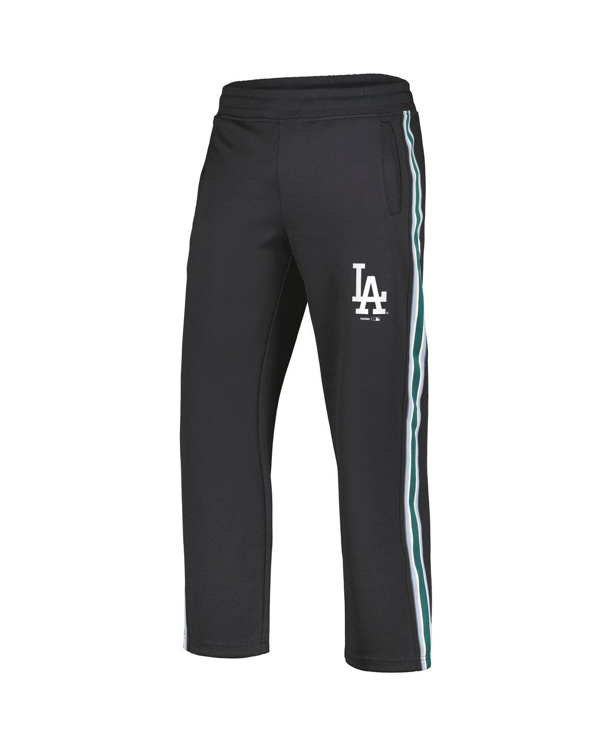Shop Pleasures Men's  Black Los Angeles Dodgers Ballpark Track Pants