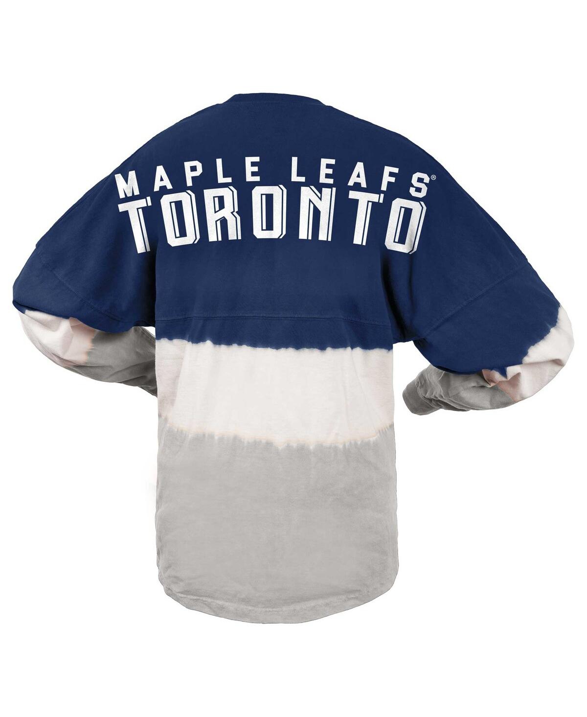 Women's Fanatics Gray Toronto Maple Leafs Ombre Long Sleeve T-shirt - Gray