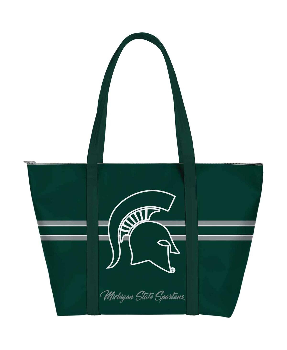 Shop Indigo Falls Women's Michigan State Spartans Classic Weekender Tote Bag In Green