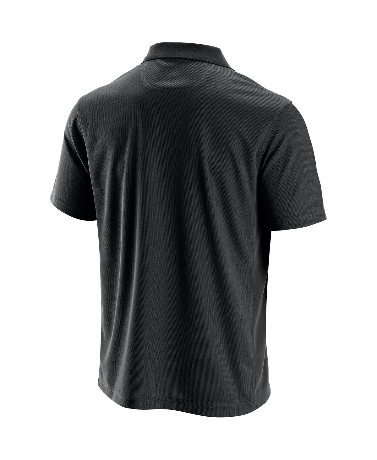 Shop Adpro Sports Men's Black Saskatchewan Rush Primary Logo Polo Shirt