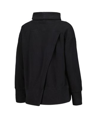 Women's Black Milwaukee Bucks Sunset Pullover Sweatshirt