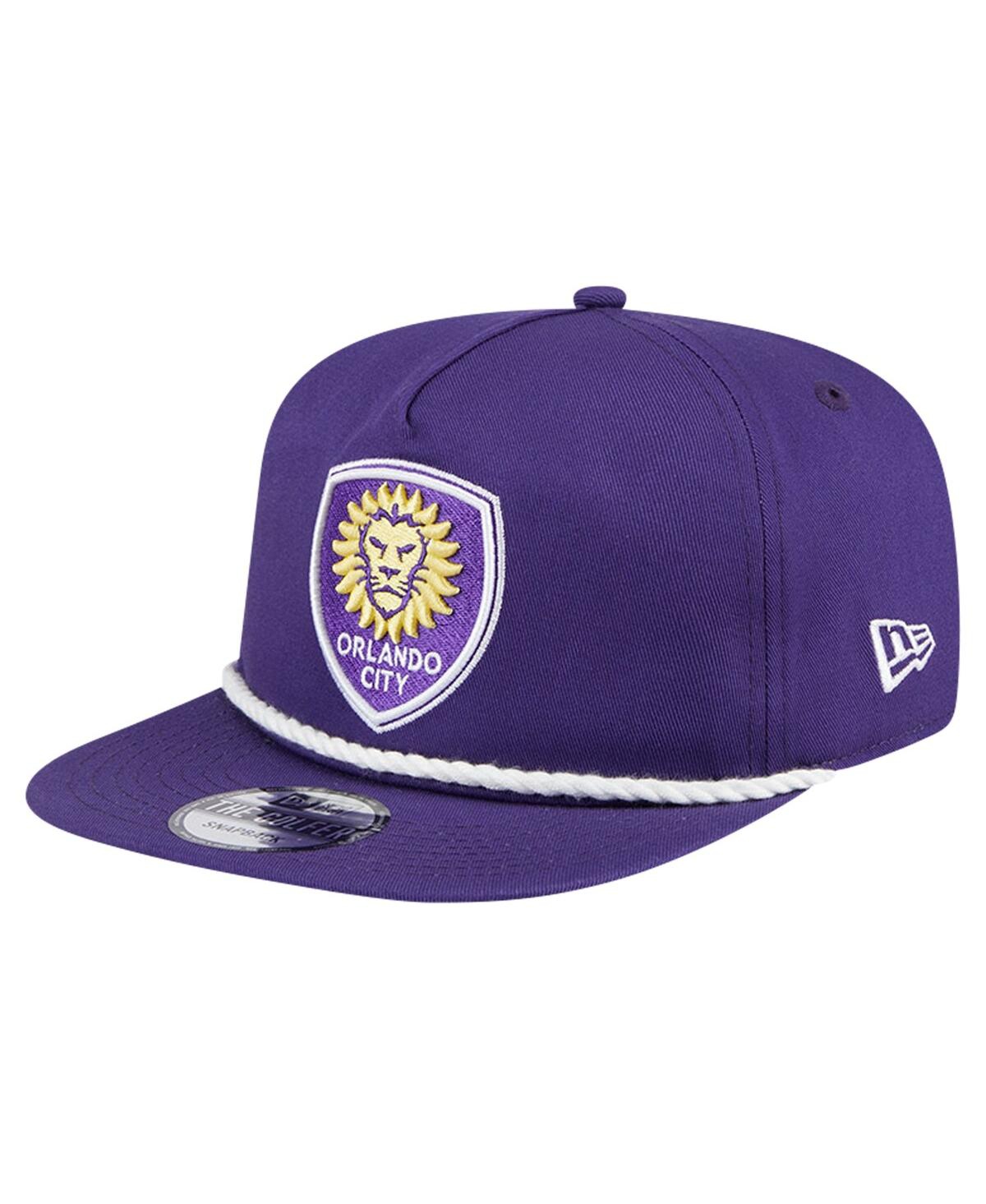 Men's New EraOrlando City Sc The Golfer Kickoff Collection Adjustable Hat - Purple