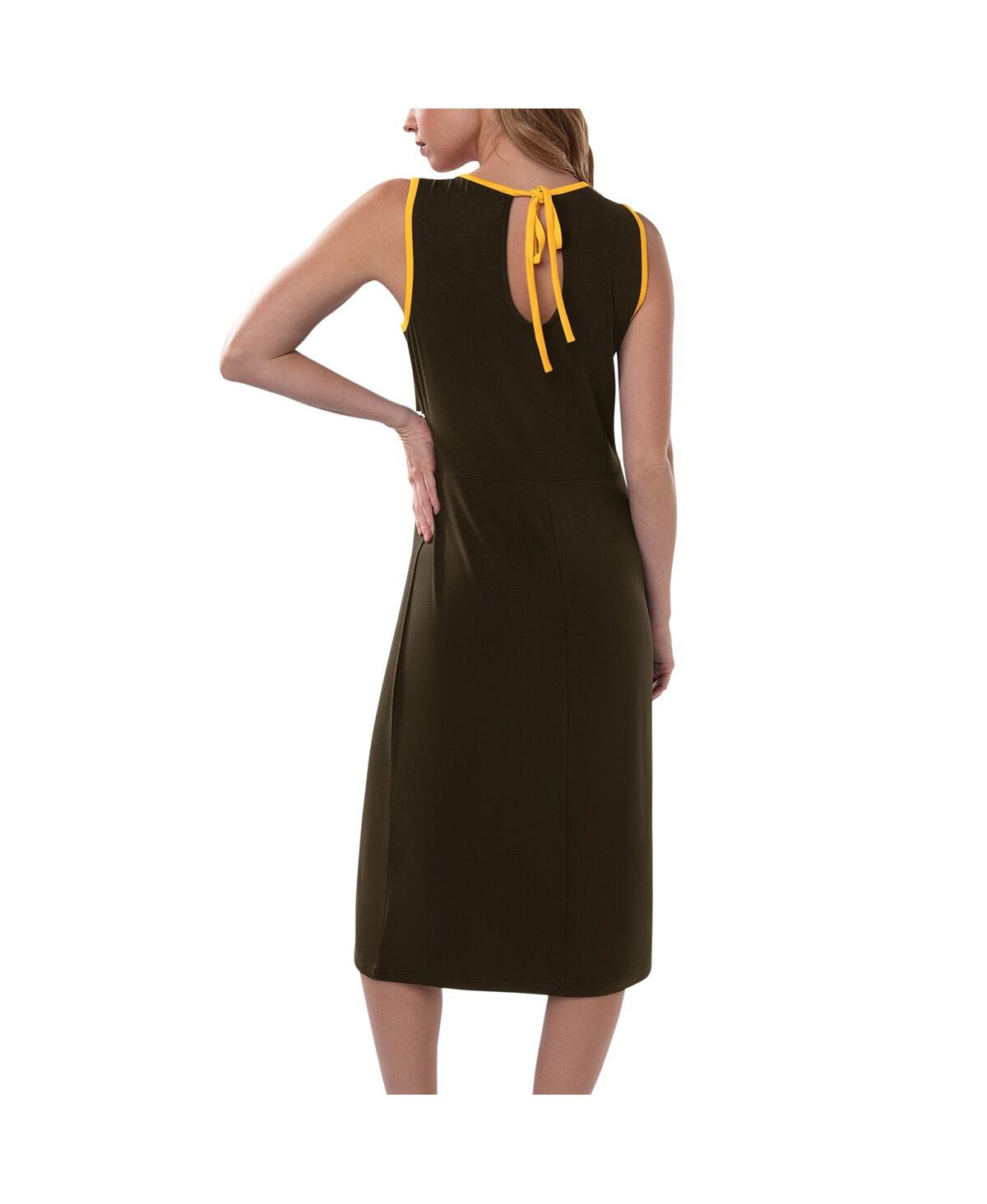Women's G-iii 4Her by Carl BanksSan Diego Padres Main Field Maxi Dress - Brown