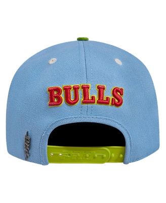 Men's Light Blue, Green Chicago Bulls Retro Program 2-Tone Snapback Hat